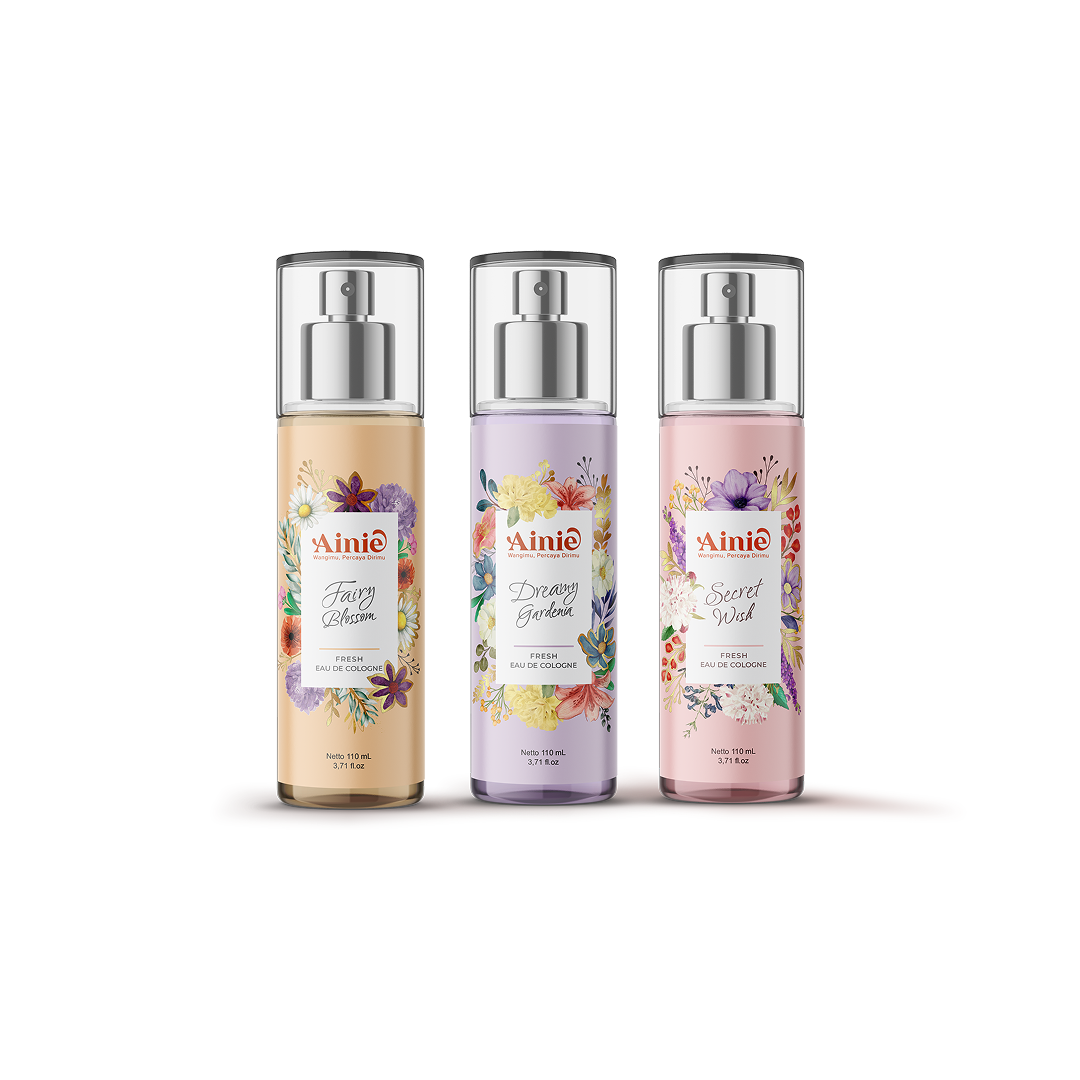 Ainie Eau De Cologne 110ml 3 Variant : Dreamy Gardena, Secret Wish, Fairy Blossom