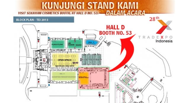 Visit Sekawan Cosmetics Booth at 28th Indonesia Trade Expo